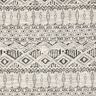 Knitted bouclé ikat pattern – grey/white,  thumbnail number 1