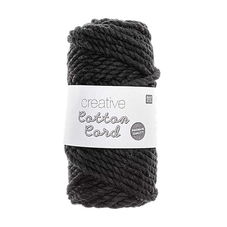 Creative Cotton Cord [5mm] | Rico Design – black,  image number 1