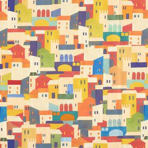 Outdoor Fabric Canvas Houses – light beige/carmine, 