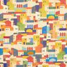 Outdoor Fabric Canvas Houses – light beige/carmine,  thumbnail number 1