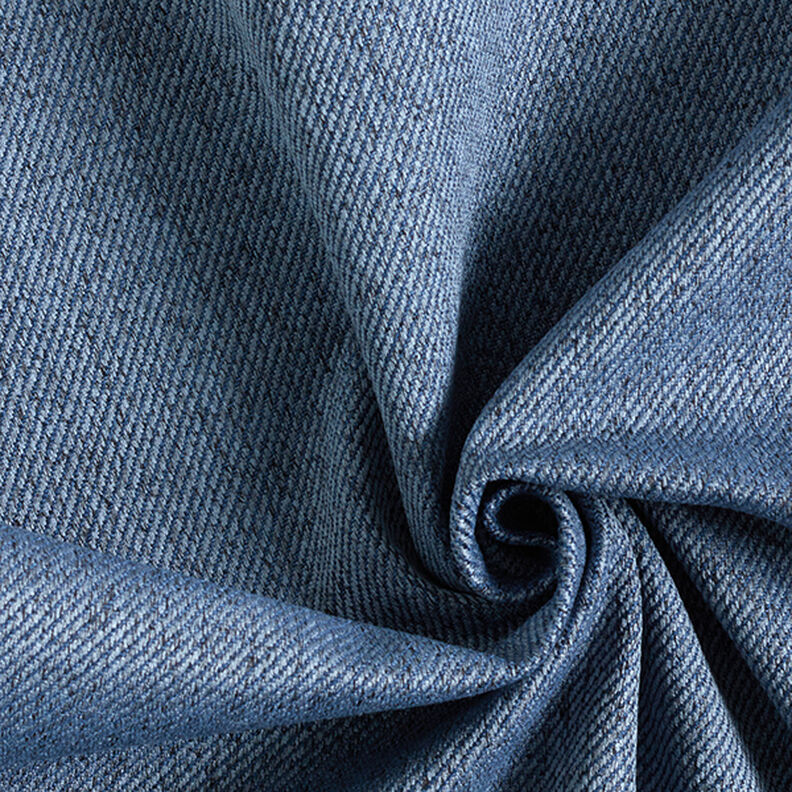 Upholstery Fabric Twill Look – steel blue,  image number 1
