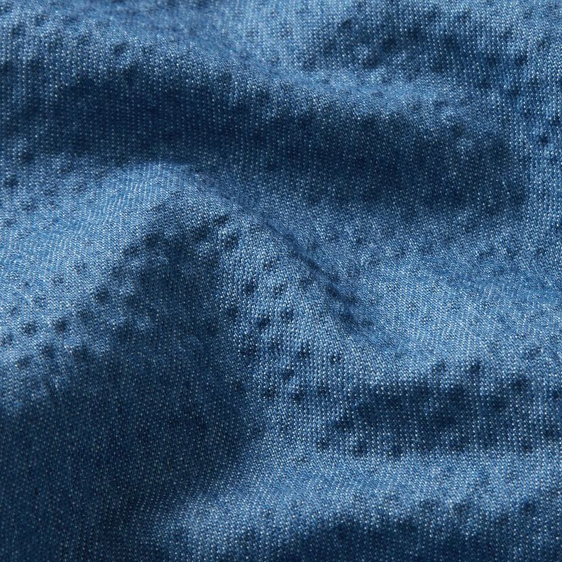 Blend denim cotton seersucker – denim blue,  image number 2