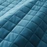 Upholstery Fabric Velvet Quilted Fabric – petrol,  thumbnail number 2