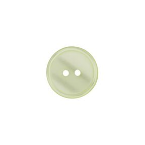 2-Hole Polyester Button  – pastel green, 