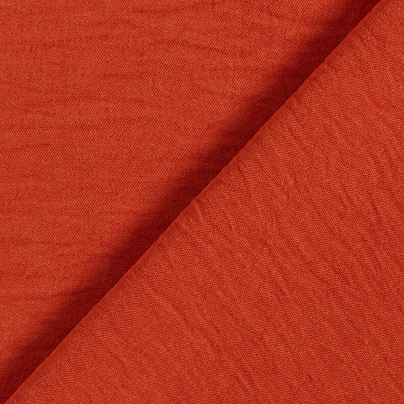 Plain Crushed Blouse Fabric – terracotta,  image number 3