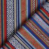 Decor Fabric Jacquard abstract stripes – navy blue/carmine,  thumbnail number 4