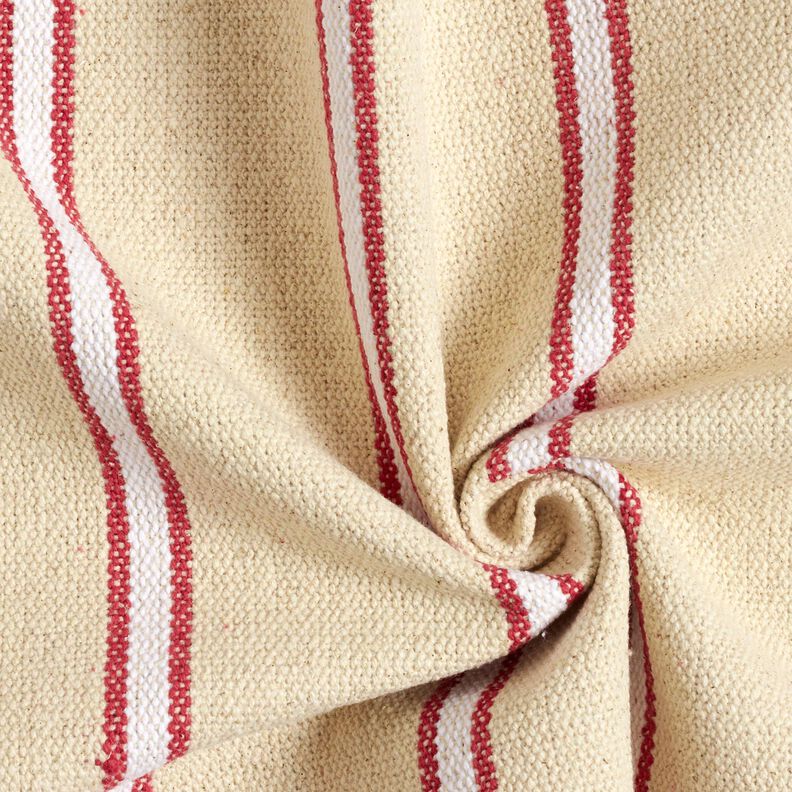 Woven Cotton rustic – carmine/natural, image number 3