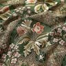 Decor Fabric Tapestry Fabric Floral Ornaments – green/light orange,  thumbnail number 2