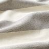 Decor Fabric Panama broad stripes &ndash; granite/light beige,  thumbnail number 2