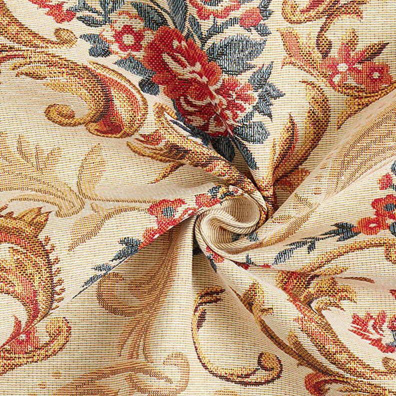 Decor Fabric Tapestry Fabric Elegance – light beige,  image number 3