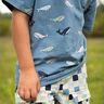 Cotton Jersey cute whales| Poppy Fabrics – blue grey/navy blue,  thumbnail number 7
