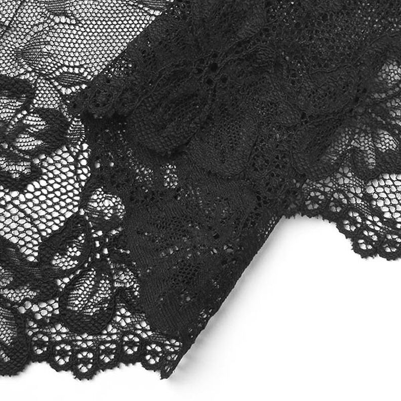 Stretch Lace Hera [220 mm] - black,  image number 2
