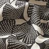 Decor Fabric Half Panama spotted ginkgo – black/natural,  thumbnail number 2