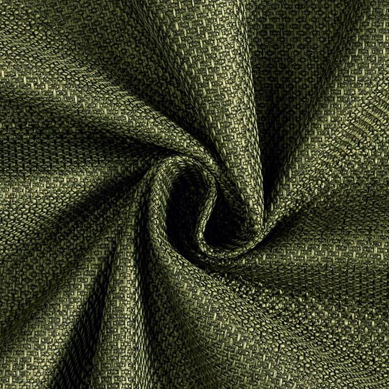Upholstery Fabric Honeycomb texture – dark olive,  image number 1