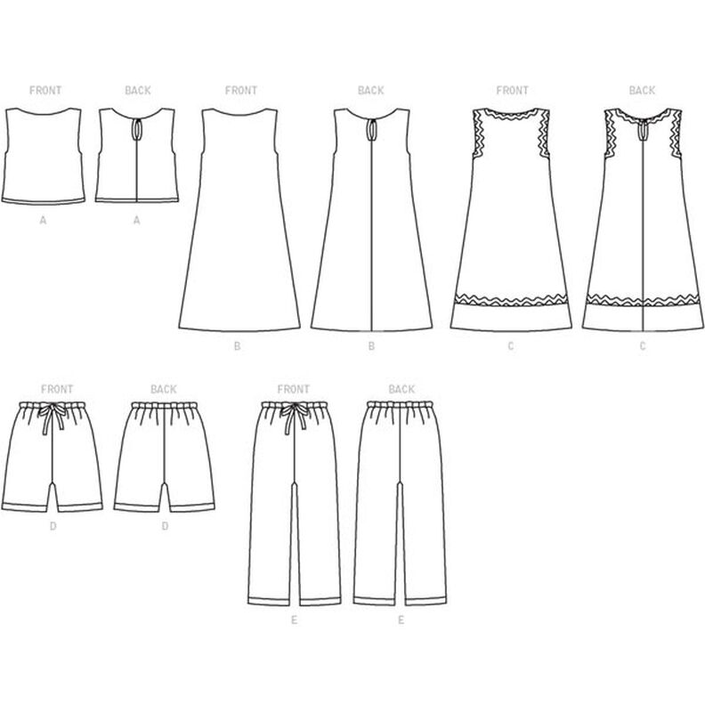 Girls' Dresses / Pants, Butterick 3860 | 7 - 14,  image number 6