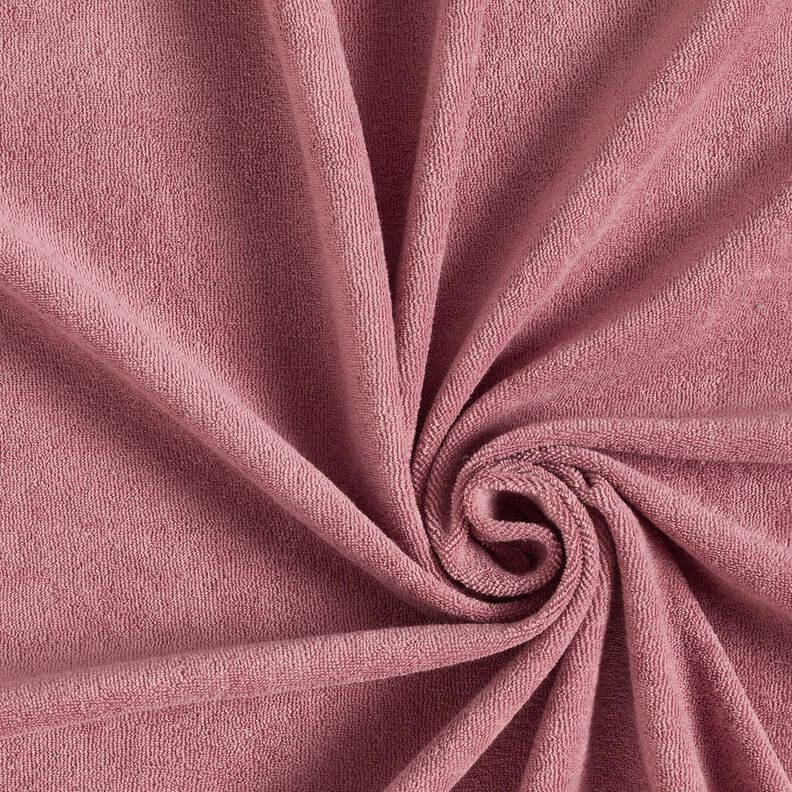 Towelling Fabric Stretch Plain – pale berry,  image number 1