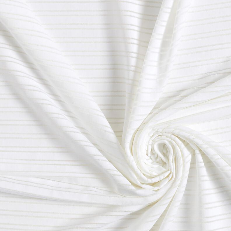 Stripes devoré jersey – white,  image number 3