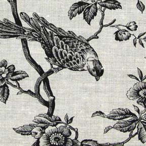 Decor Linen birds – black, 