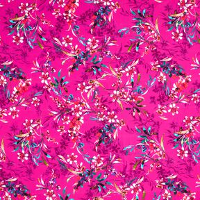 Swimsuit Fabric Watercolour Flowers – purple/white, 