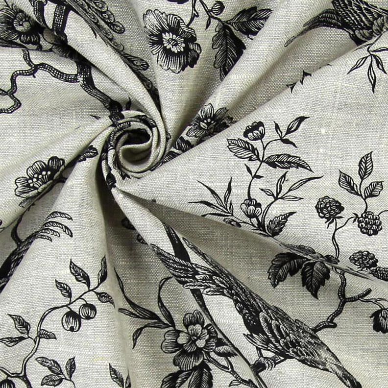 Decor Linen birds – black,  image number 2