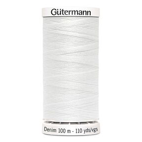 Denim Thread [1000] | 100m | Gütermann – white, 