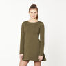 Plain Crepe Jersey – khaki,  thumbnail number 4
