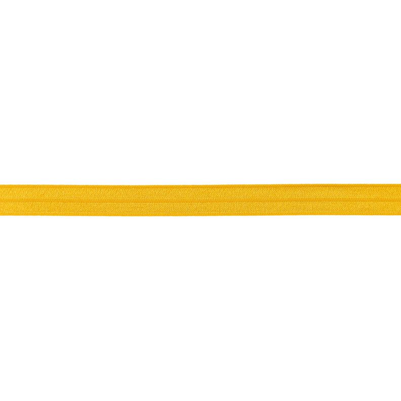 Elasticated Edging  shiny [15 mm] – mustard,  image number 1