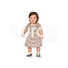 Baby-Dress with Bodysuit | Bodysuit, Burda 9347 | 62 - 92,  thumbnail number 6