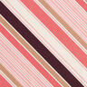Cotton horizontal stripes – white/lobster,  thumbnail number 1
