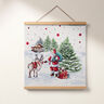 Panel Tapestry Fabric Lurex Santa – offwhite,  thumbnail number 6