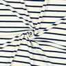 terry cloth jersey Stripes – ivory/midnight blue,  thumbnail number 3