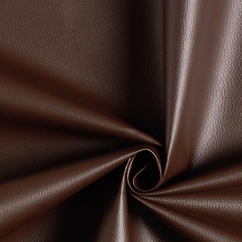 Imitation Leather – dark brown,  image number 1