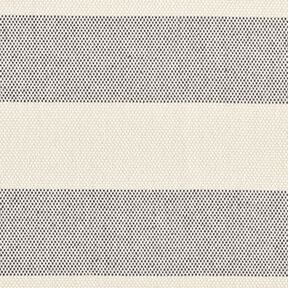 Decor Fabric Panama broad stripes &ndash; granite/light beige, 