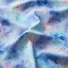 Raincoat Fabric watercolour starry sky Digital Print – ice blue/blue lilac,  thumbnail number 3