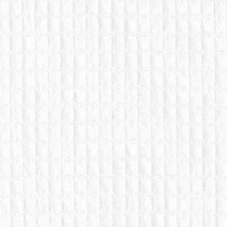 Quilted jersey boxes – white,  image number 1