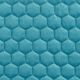 Upholstery Fabric Velvet Honeycomb Quilt – petrol,  thumbnail number 1