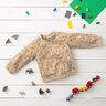 Brushed Sweatshirt Fabric abstract savanna animals – cashew,  thumbnail number 5