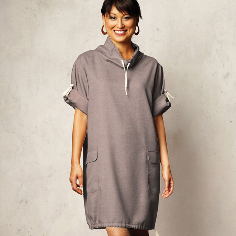 Light French Terry Plain – taupe,  image number 9