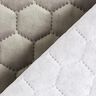 Upholstery Fabric Velvet Honeycomb Quilt – grey,  thumbnail number 6