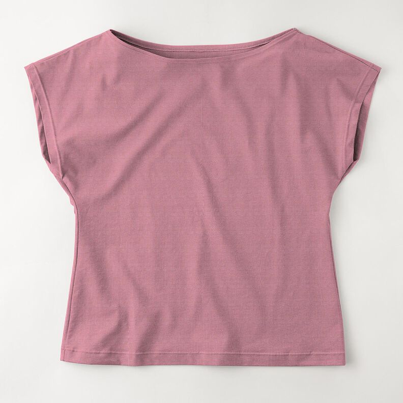Medium Cotton Jersey Plain – pastel violet, image number 6