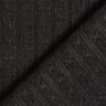 Knit Fabric Ajour elegant glitter stripes – black,  thumbnail number 4