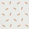 Double Gauze/Muslin small carrots – offwhite,  thumbnail number 1