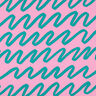 Cotton Poplin Making Waves | Nerida Hansen – pink,  thumbnail number 1