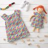 Cotton Poplin Rainbow Butterflies Digital Print – white/colour mix,  thumbnail number 6