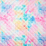 Quilted Fabric colour gradient rainbow – white/colour mix,  thumbnail number 1