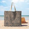 Decor Fabric Half Panama abstract leopard pattern – black/cashew,  thumbnail number 8