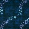 Cotton Jersey gradient butterflies | Glitzerpüppi – midnight blue,  thumbnail number 1