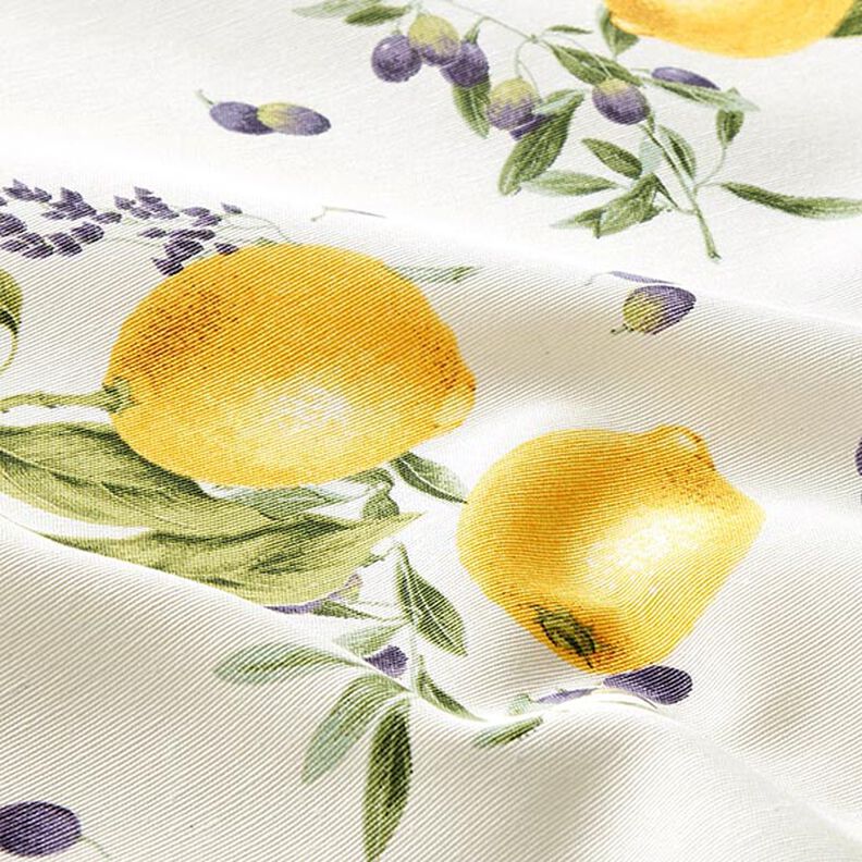 Decor Fabric Canvas Lemons – yellow,  image number 2
