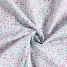 Cotton Poplin delicate flowers – peppermint/pastel violet,  thumbnail number 3