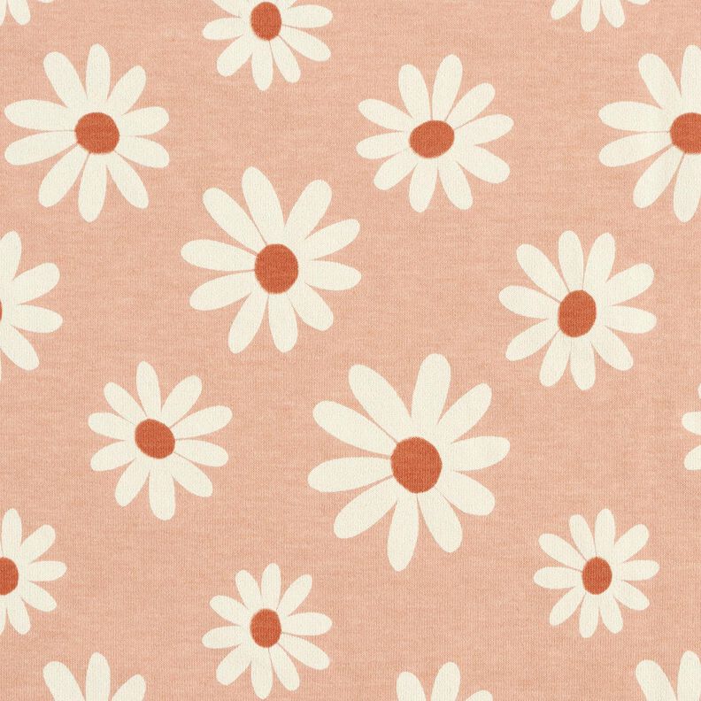Cotton Blend Jersey Little flowers – light dusky pink, image number 1